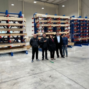The Shanghai team in the new warehouse