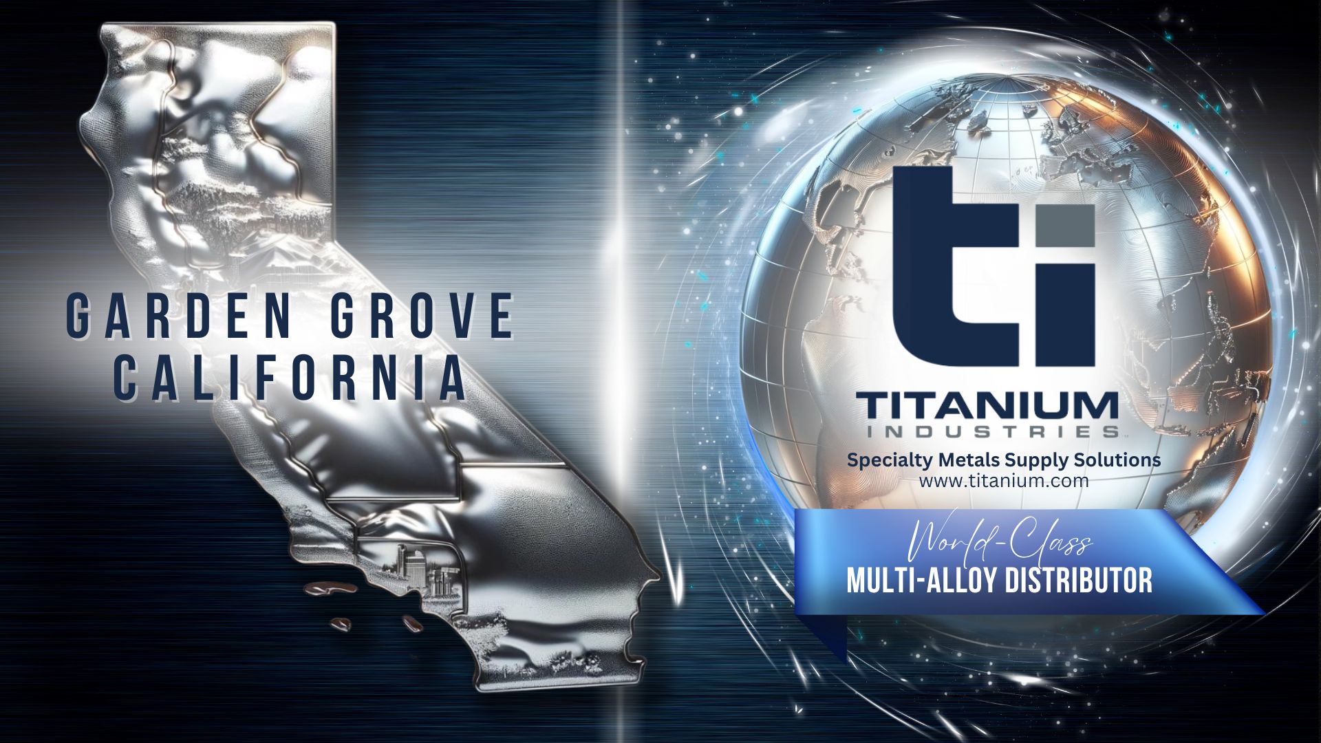 Titanium Industries Garden Grove, California, metal supplier in California